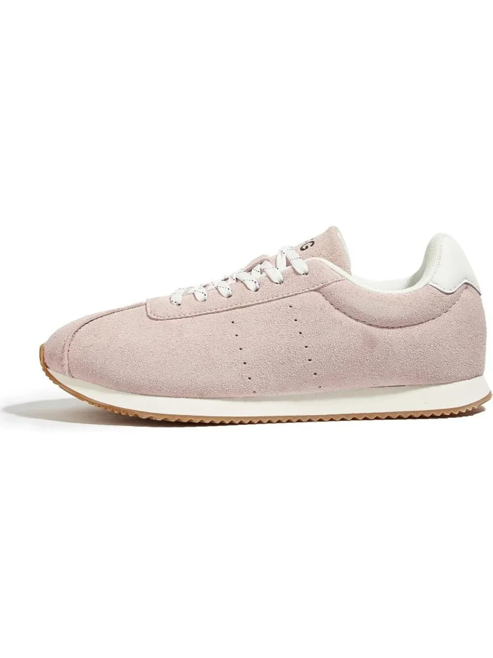 Women's Pink Comfortable Low Top Classic Retro Running Lightweight Sneakers